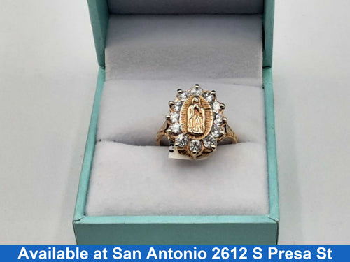Women's Ring - Yellow Gold 10k (.417) 3.6 grams Size 7.5