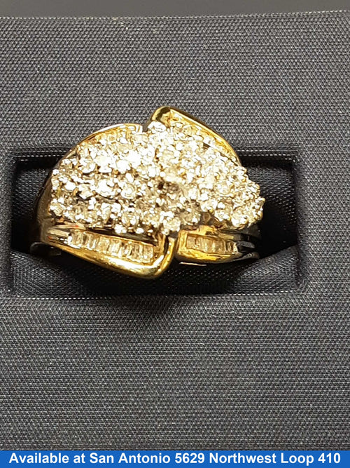 Women's Ring - Yellow Gold 10k (.417) 5.8 grams Size 8