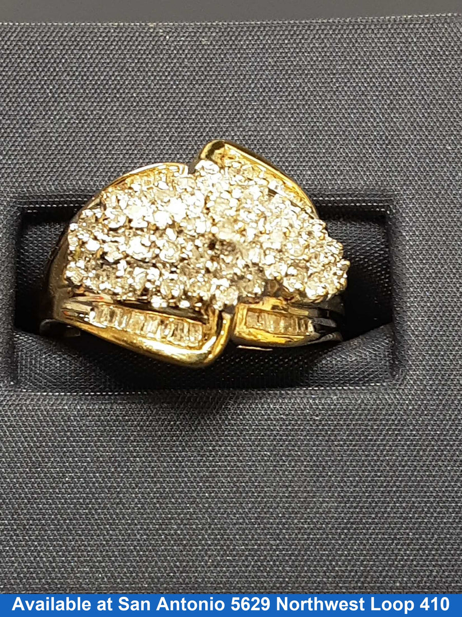 Women's Ring - Yellow Gold 10k (.417) 5.8 grams Size 8