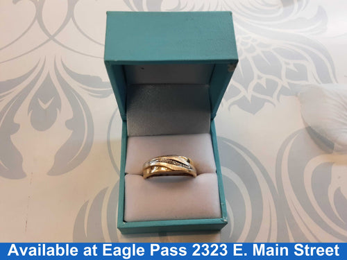 Ring - Wedding Band - Yellow Gold 10k (.417) 3.4 grams Size 11