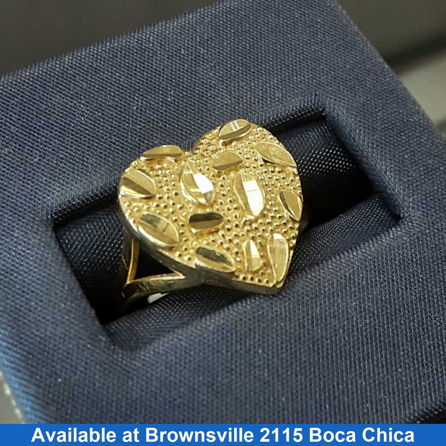Women's Ring - Yellow Gold 10k (.417) 3.1 grams Size 7.5