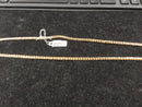 Fox Tail Chain - Tricolor Gold 14k (.585) 49.2 grams 24 inch