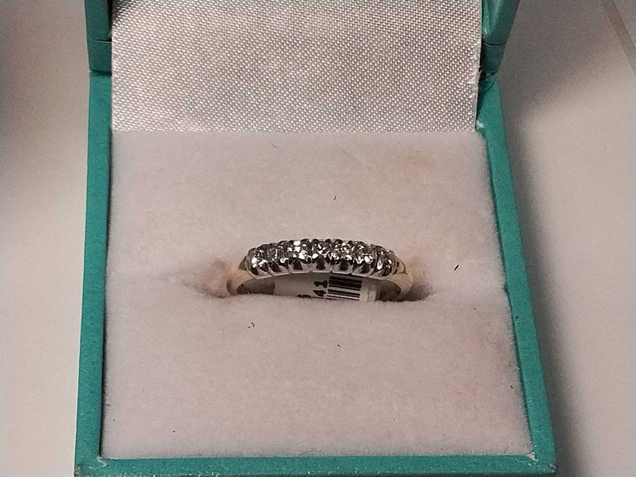 Ring - Wedding Band - Yellow Gold 14k (.585) 1.6 grams Size 5.5