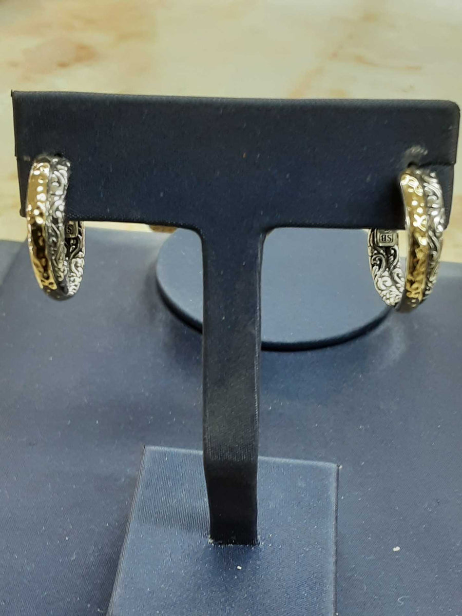 Hoop Earrings - Silver 6.1 grams