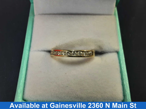 Ring - Wedding Band - Yellow Gold 10k (.417) 1.6 grams Size 8.5