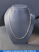 Box Chain - Yellow Gold 10k (.417) 8.8 grams 22 inch
