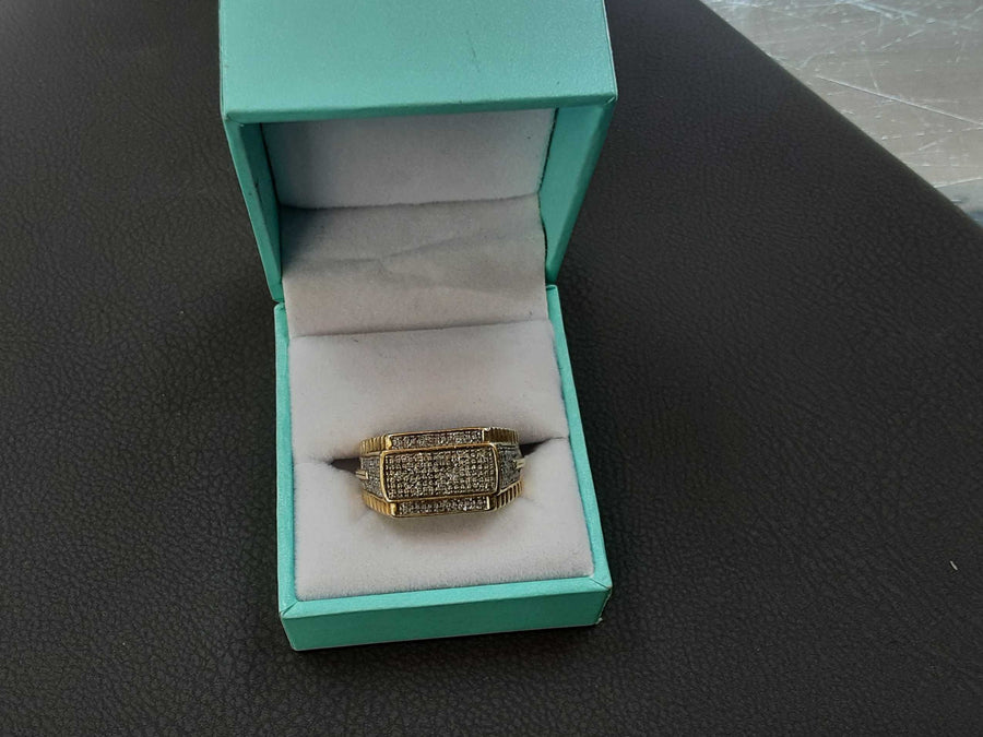 Men's Ring - Yellow Gold 10k (.417) 6.7 grams Size 20