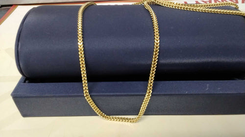 Fox Tail Chain - Yellow Gold 14k (.585) 10.9 grams 22 inch