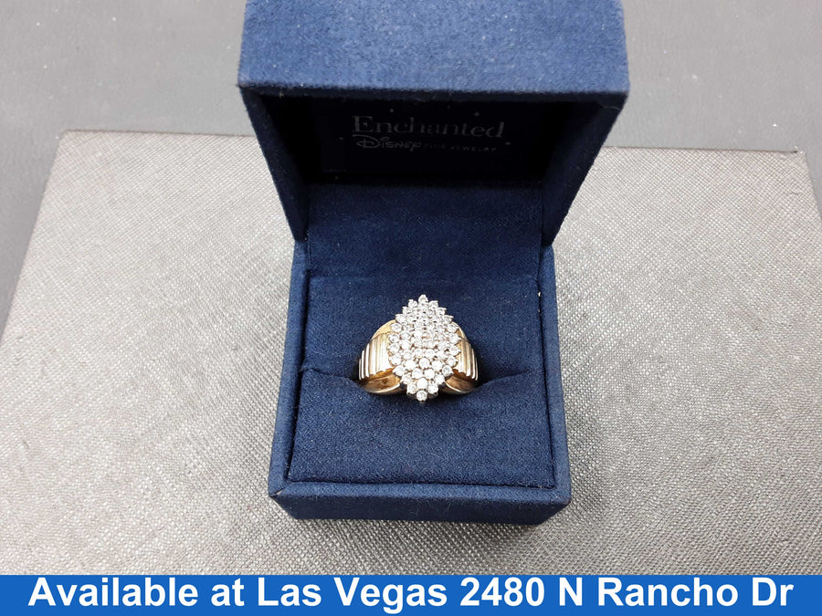 Women's Ring - Yellow Gold 14k (.585) 8 grams Size 9