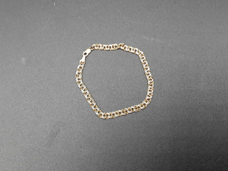 Cable Bracelet - Yellow Gold 10k (.417) 4.6 grams 7 inch