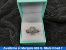 Women's Ring - White Gold 14k (.585) 6.2 grams Size 7