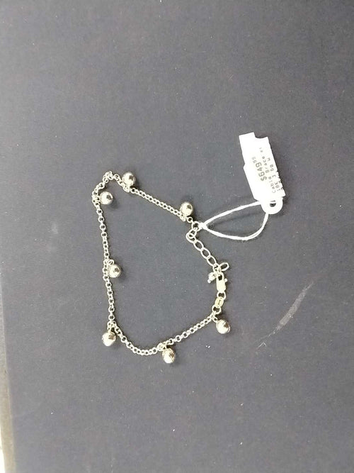 Cable Bracelet - White Gold 18k (.750) 3.6 grams 6 inch