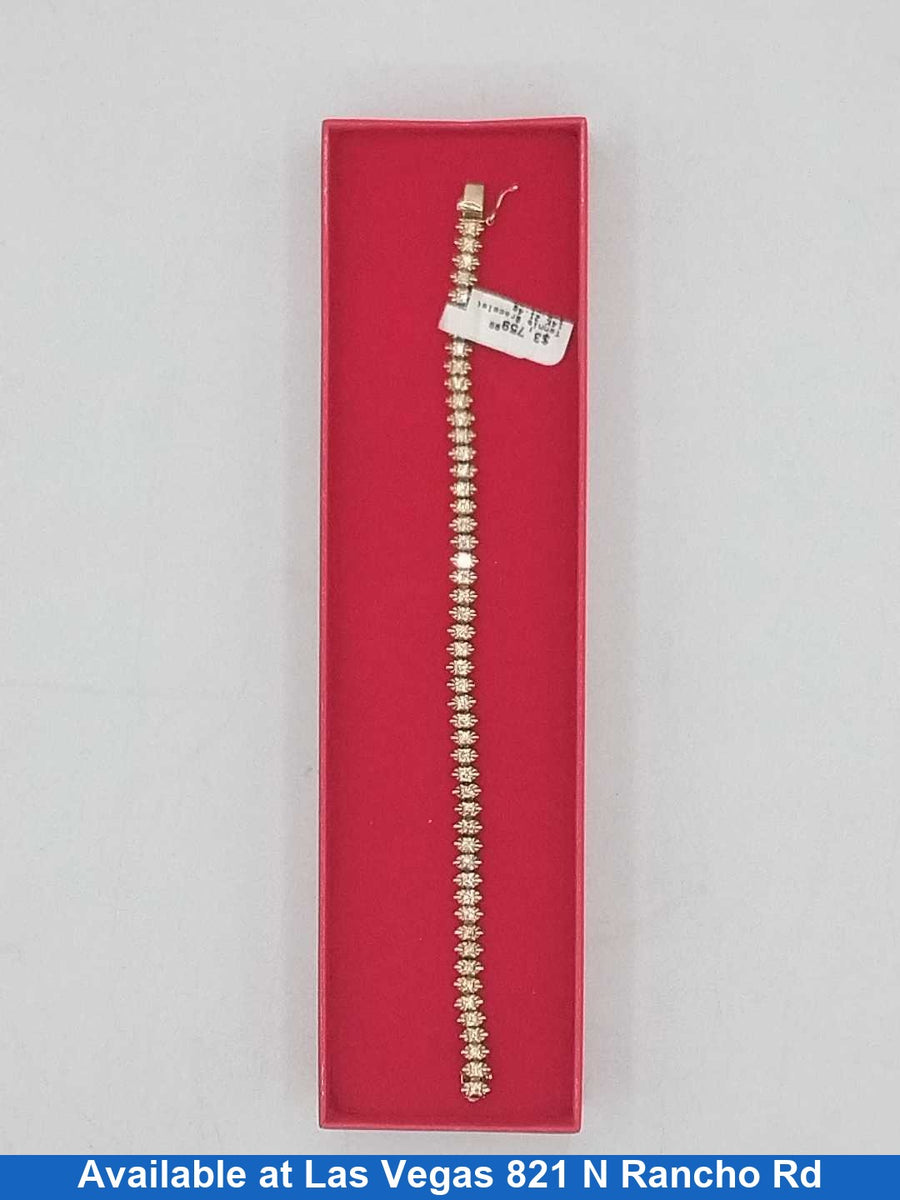 Tennis Bracelet - Yellow Gold 14k (.585) 21.4 grams 8 inch