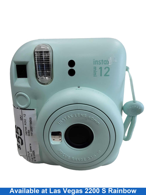 Fujifilm Instax Mini 12 Green Digital Camera