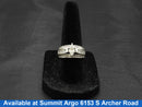Ring - Engagement Set - White Gold 10k (.417) 3.7 grams Size 7