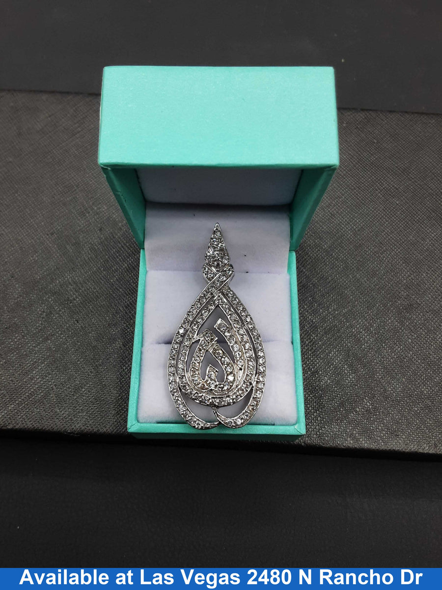 Symbol Pendant - White Gold 18k (.750) 12.3 grams