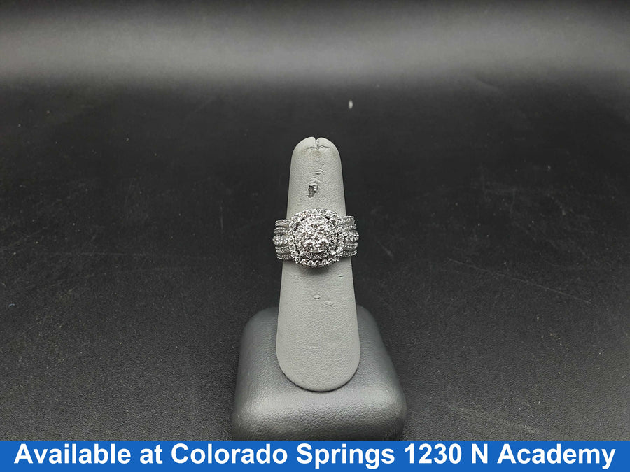 Women's Ring - White Gold 10k (.417) 6.7 grams Size 6