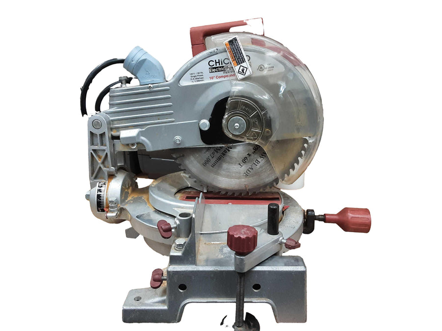 Chicago Electric 91995 Red Corded Miter Saw