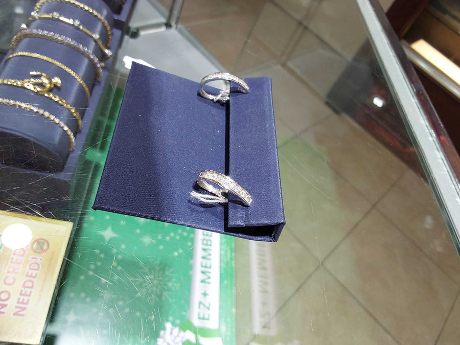 Jacket Earrings - White Gold 14k (.585) 3.7 grams