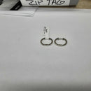Bangle Earrings - White Gold 14k (.585) 2.3 grams