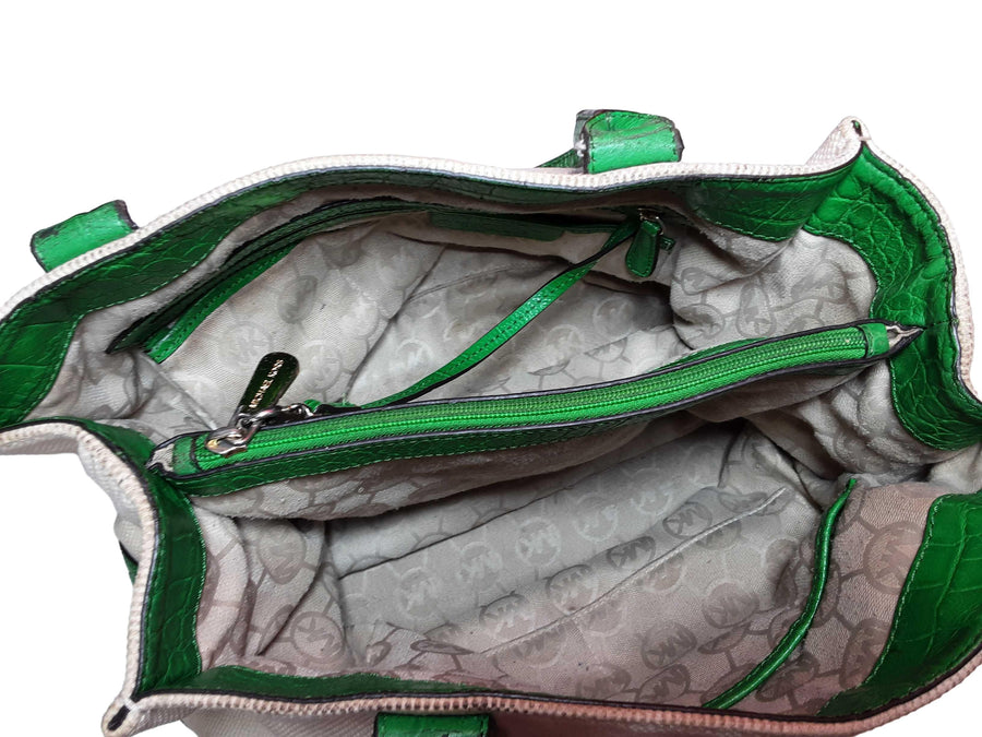 Michael Kors B-1301 Green Purse / Handbag