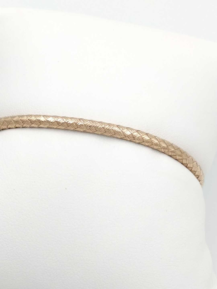 Wheat Bracelet - Rose Gold 14k (.585) 5.5 grams 8 inch