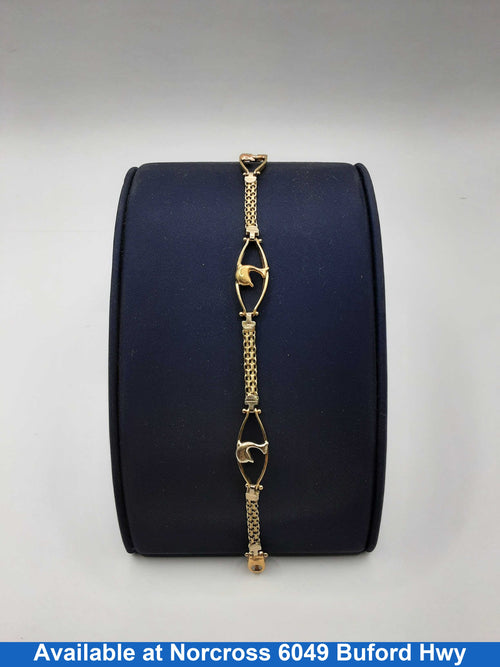 Bracelet - 10kt Dolphin Bracelet