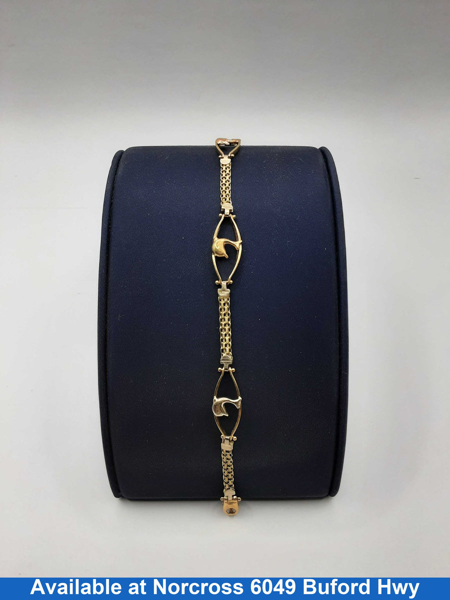 Bracelet - 10kt Dolphin Bracelet