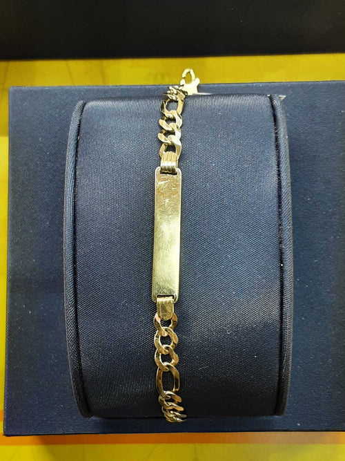 ID Bracelet - Yellow Gold 14k (.585) 4 grams 16 inch