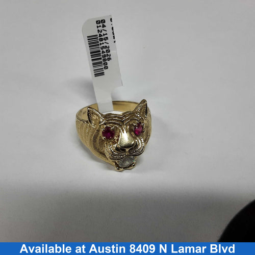 Men's Ring - Yellow Gold 14k (.585) 6.9 grams Size 10.5