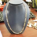 Figaro Chain - Rose Gold 10k (.417) 9.8 grams 8 inch