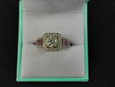 Women's Ring - White Gold 18k (.750) 8.2 grams Size 7