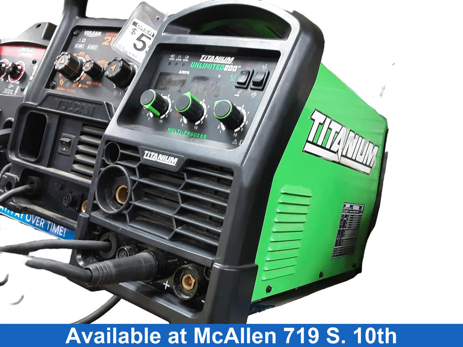 Titanium Unlimited 200 57862 Green Mig Welding Machine