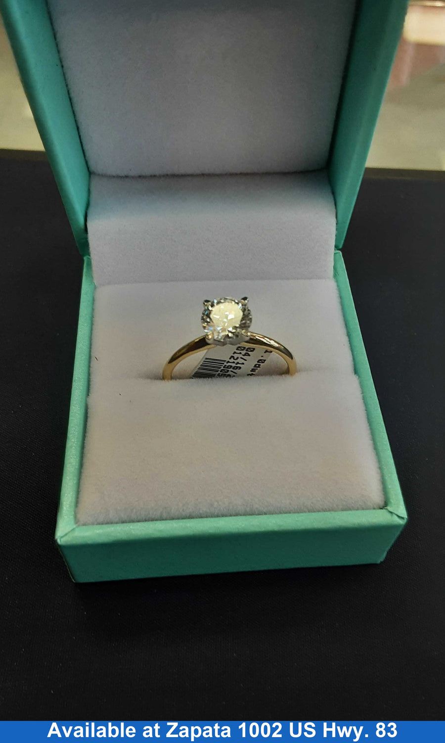 Women's Ring - Solitaire - Yellow Gold 10k (.417) 2 grams Size 6.5