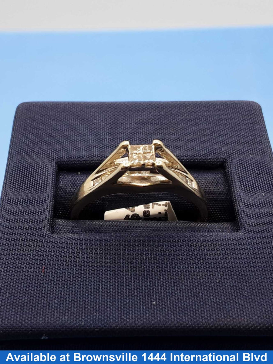 Ring - Engagement Set - White Gold 14k (.585) 2.7 grams Size 8.5