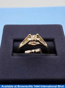 Ring - Engagement Set - White Gold 14k (.585) 2.7 grams Size 8.5
