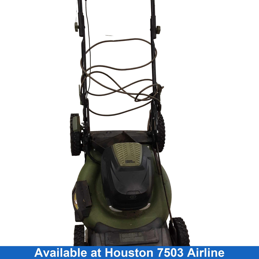 Green Machine Gmpm6200 Green Cordless Push Lawn Mower