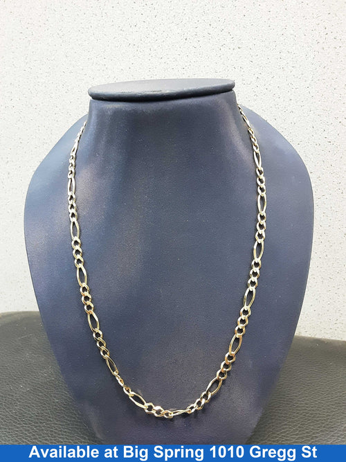 Figaro Chain - Yellow Gold 10k (.417) 10.7 grams 21 inch