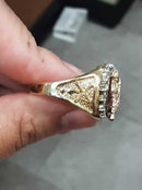 Men's Ring - Yellow Gold 10k (.417) 5.2 grams Size 12