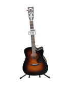 Yamaha Fx355c Brown Acoustic / Electric Classic Guitar