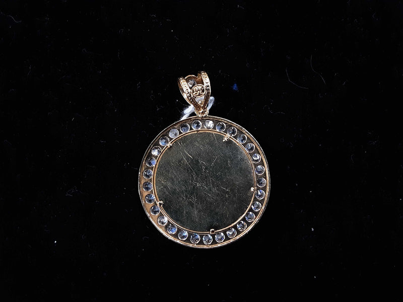 Coin Pendant Yellow Gold 10k (.417) 10.6 grams