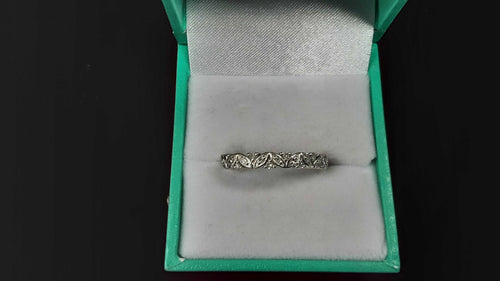Ring - Wedding Band - White Gold 10k (.417) 1.9 grams Size 20