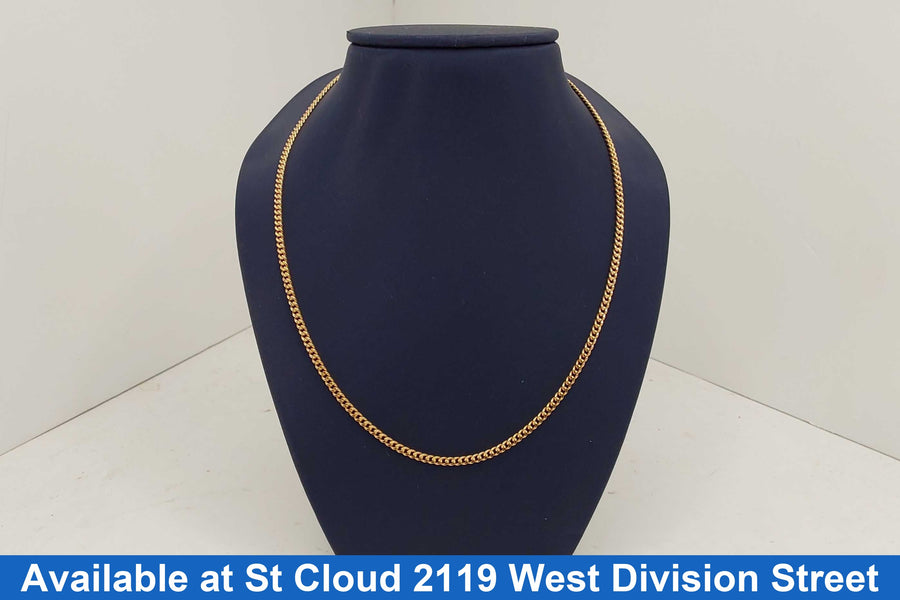 Chain - Yellow Gold 18k (.750) 10.83 grams 17 inch