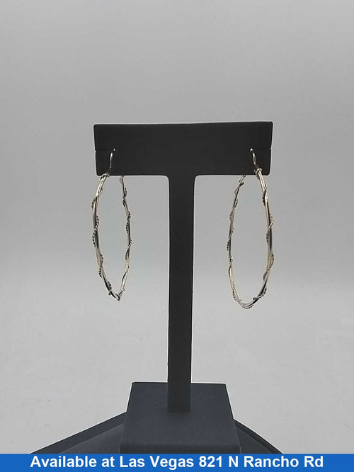 Hoop Earrings - Yellow Gold 14k (.585) 2.5 grams