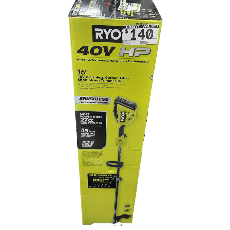 Ryobi Ry40hpst01k Green Cordless String Trimmer