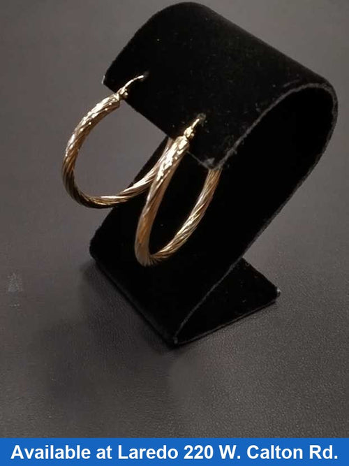 Bangle Earrings - Yellow Gold 14k (.585) 2.5 grams