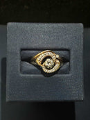 Women's Ring - Yellow Gold 14k (.585) 5.1 grams Size 7