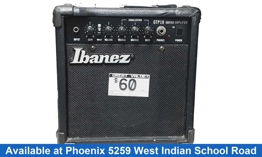 Ibanez Gtp10 Black Guitar Amplifier