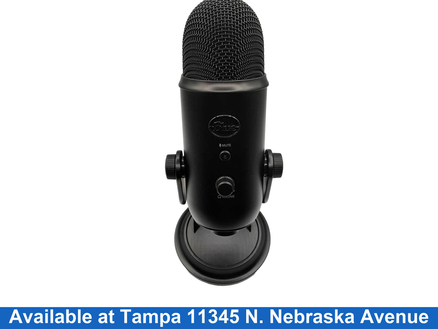 Blue 888-000527 Black Corded Microphone