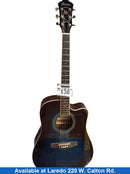 Ibanez V70ce-tbs Blue Acoustic / Electric Classic Guitar